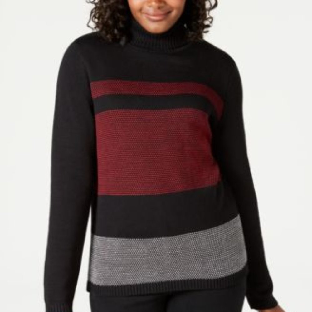 BIRDS EYE TURTLENECK, SMALL, BRIGHTBLUE